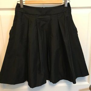 White House | Black Market Black Pleated skirt